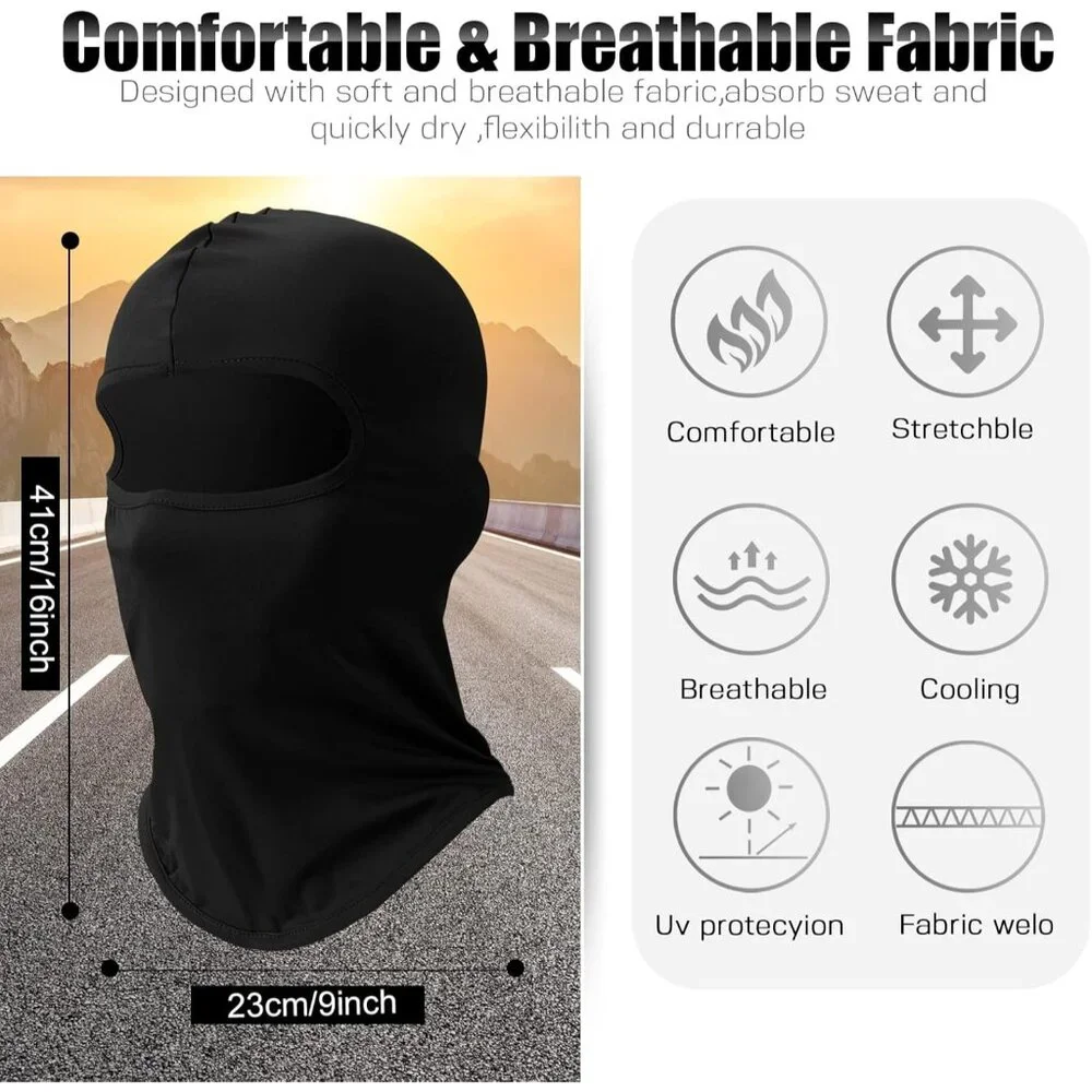 Balaclava Face Mask 30PCS Polyester UV Protective Cooling Full Cover Outdoor